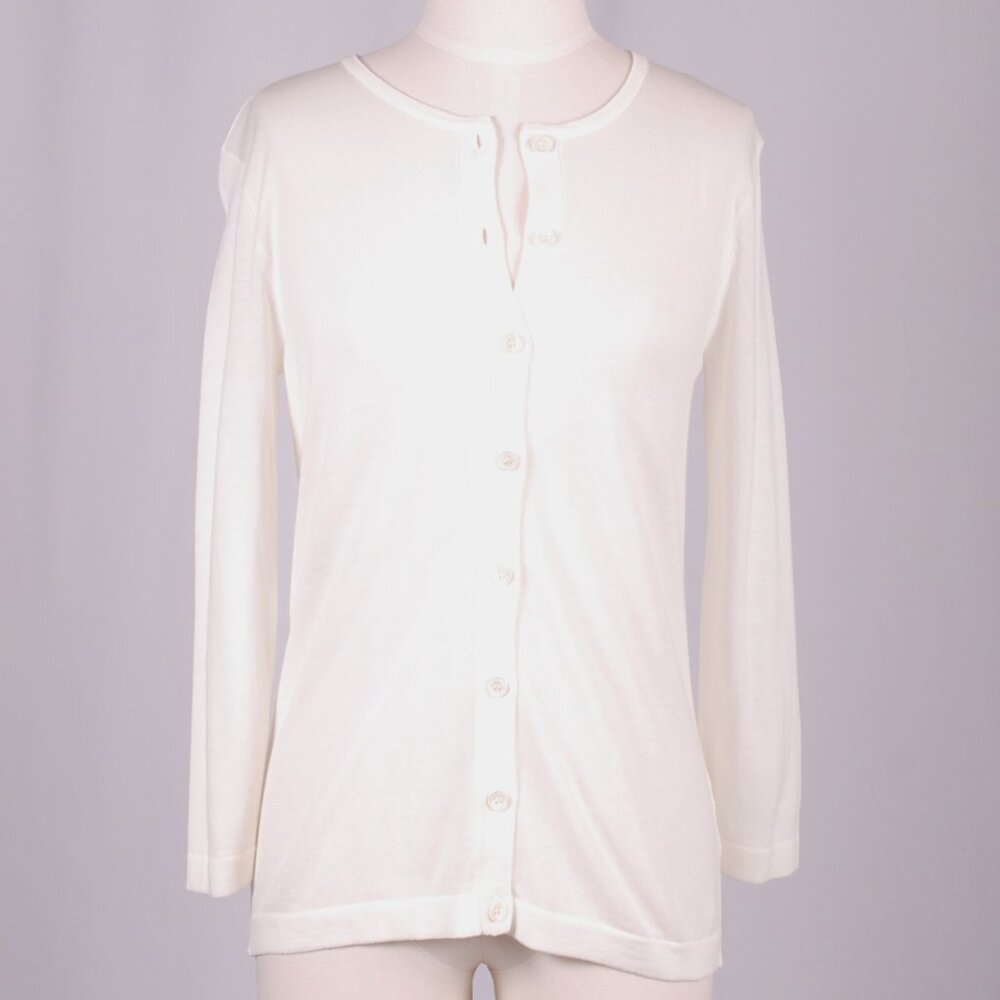 NWT Doncaster Ivory Cardigan, Sz - Sm
